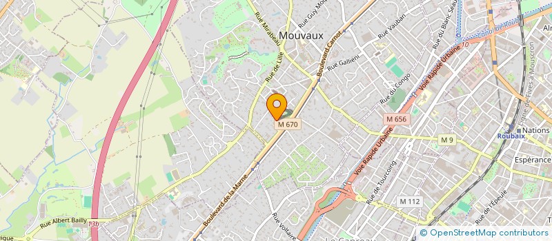 localisation de l'entreprise GAV  MOUVAUX