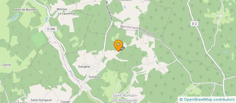 localisation de l'entreprise GAVAGE DU PERIGORD ET DE L AGENAIS à VERGT-DE-BIRON