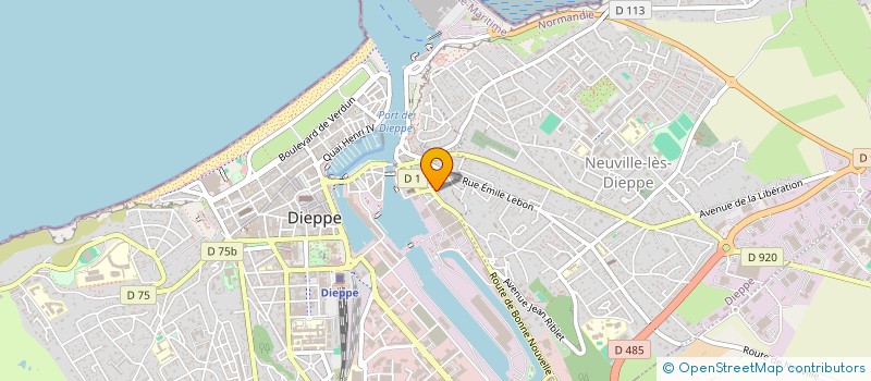 localisation de l'entreprise GAVAJU  DIEPPE