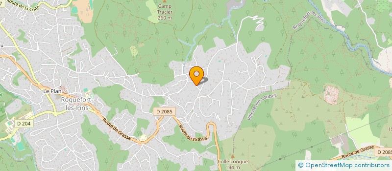 localisation de l'entreprise GAVALDO CONSULTING  ROQUEFORT-LES-PINS