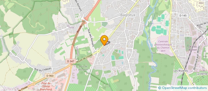 localisation de l'entreprise GAVAM  SAUMUR