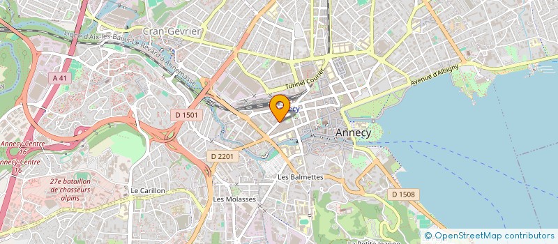 localisation de l'entreprise GAVAN  ANNECY