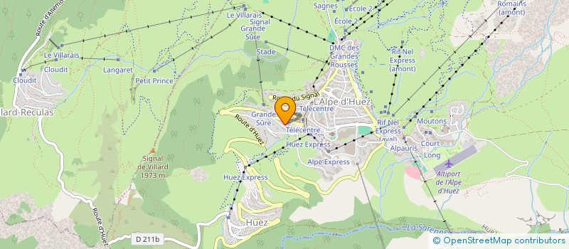 localisation de l'entreprise GAVARRY  HUEZ