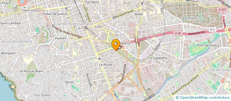 localisation de l'entreprise GAVAUDAN IMMOBILIER à MARSEILLE