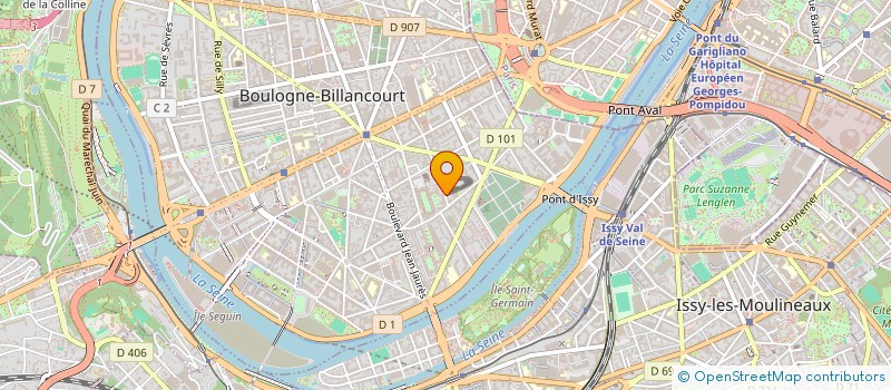 localisation de l'entreprise GAVAZI à BOULOGNE BILLANCOURT