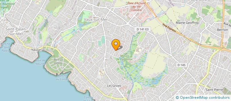 localisation de l'entreprise GAVD  VAUX-SUR-MER