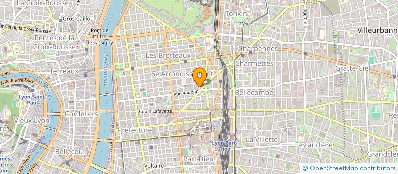 localisation de l'entreprise GAVE (GROUPEMENT DES AMATEURS DE VINS ENTREPRENEURS)  LYON