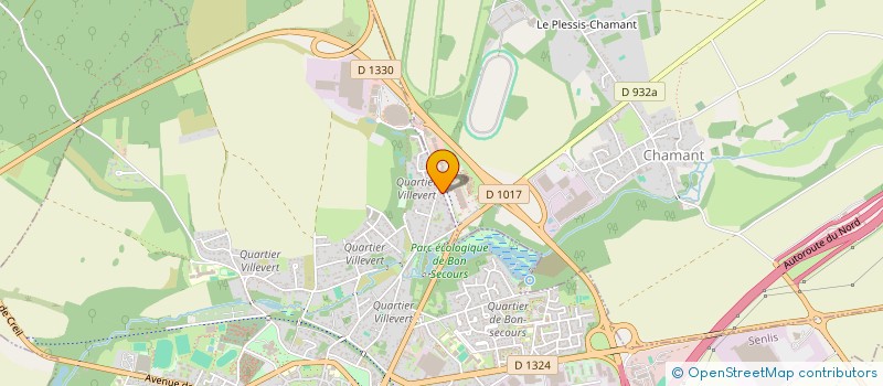 localisation de l'entreprise GAVEAU A.M.O. à SENLIS