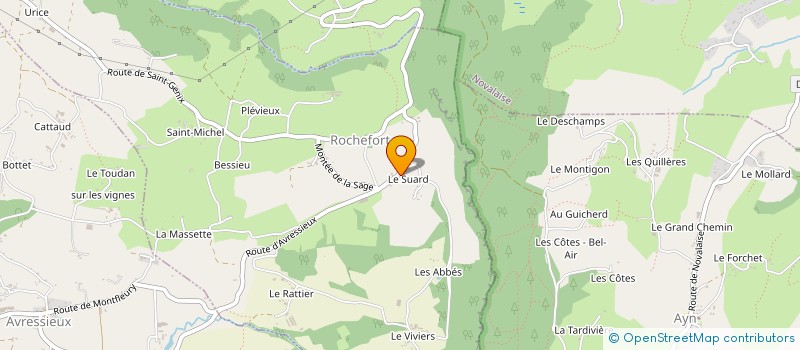 localisation de l'entreprise GAVEND CARRIERES à ROCHEFORT