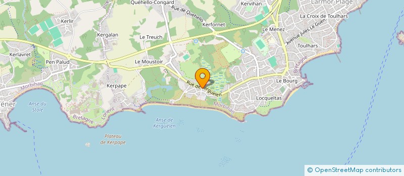 localisation de l'entreprise GAVERIAUX CLAIRE à LARMOR-PLAGE