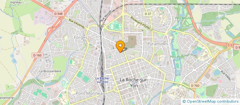 localisation de l'entreprise GAVESTON - VALIN GAVESTON INDIVISION  LA ROCHE-SUR-YON