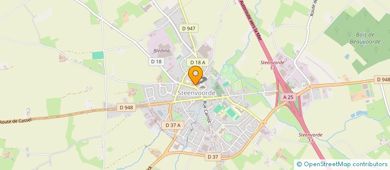 localisation de l'entreprise GAVI  STEENVOORDE