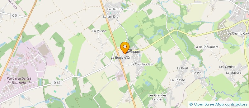 localisation de l'entreprise GAVI  LE BIGNON