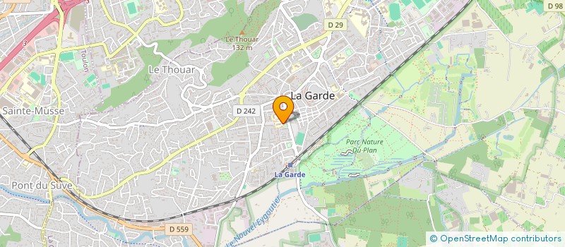 localisation de l'entreprise GAVIANO HILAIRE ET DANIEL à LA GARDE
