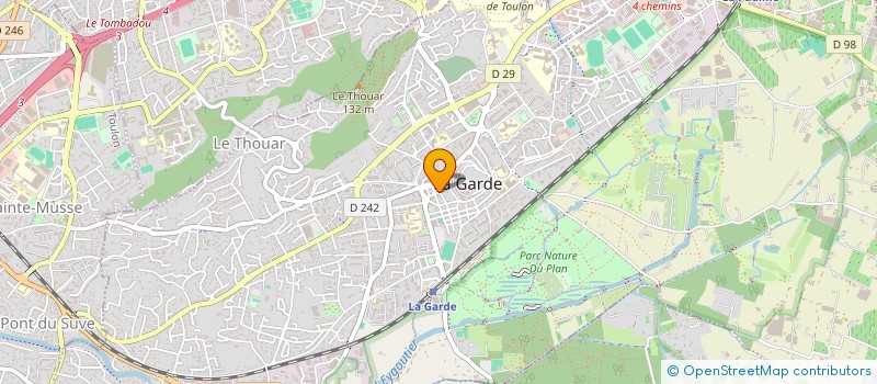 localisation de l'entreprise GAVIEN à LA GARDE