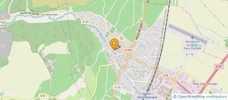 localisation de l'entreprise GAVIGNET-BETHANIE à NUITS-SAINT-GEORGES