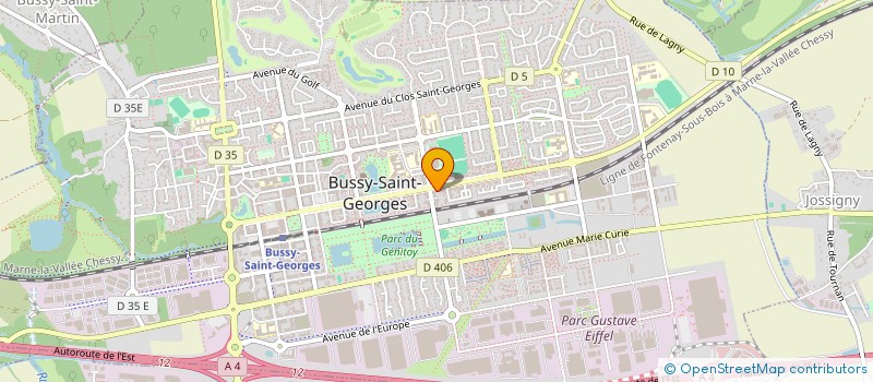 localisation de l'entreprise GAVILA  BUSSY-SAINT-GEORGES