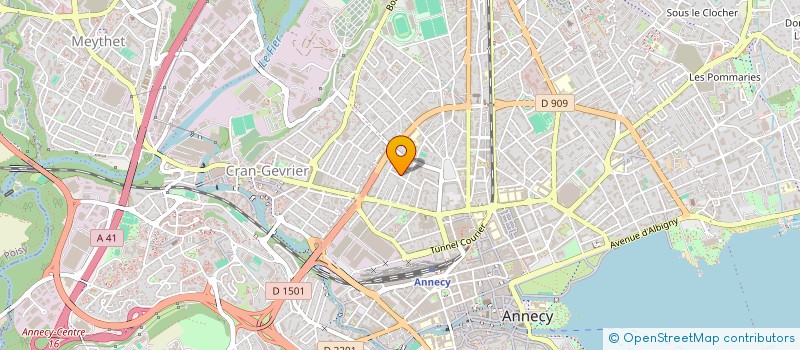 localisation de l'entreprise GAVILA-GENET à ANNECY