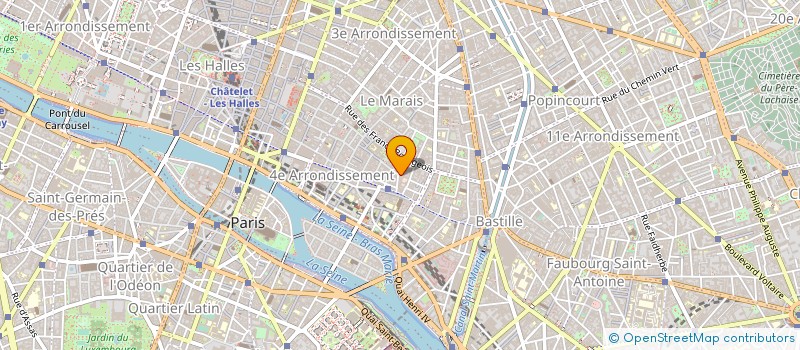 localisation de l'entreprise GAVILANE à PARIS
