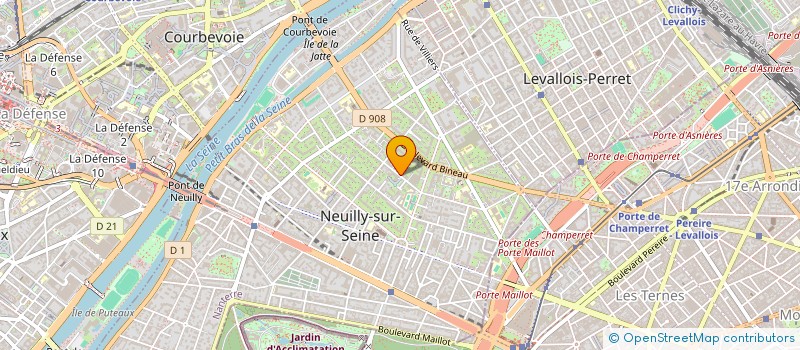 localisation de l'entreprise GAVIN à NEUILLY-SUR-SEINE