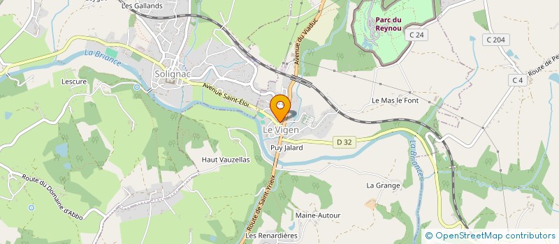 localisation de l'entreprise GAVINET  LE VIGEN