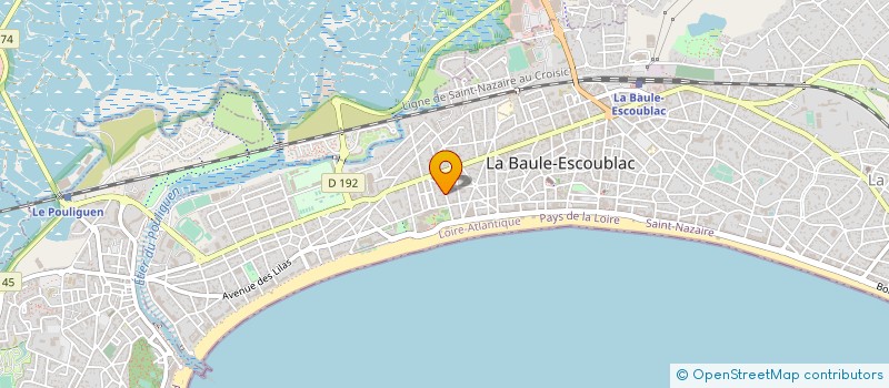 localisation de l'entreprise GAVINI REAL ESTATE à LA BAULE-ESCOUBLAC