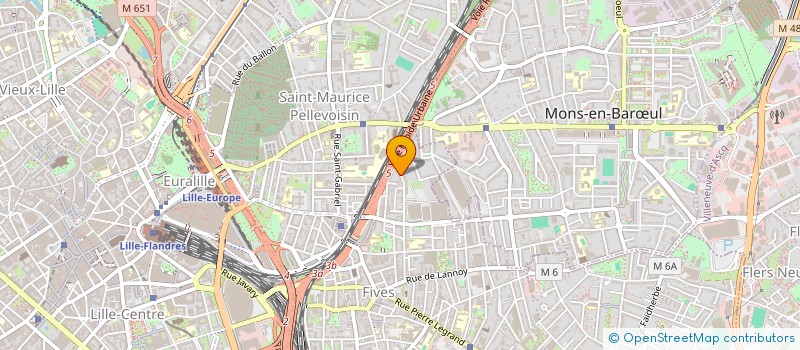 localisation de l'entreprise GAVM INVESTISSEMENTS à LILLE