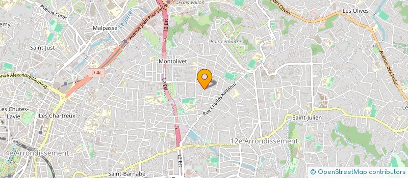 localisation de l'entreprise GAVOTY 58 à MARSEILLE