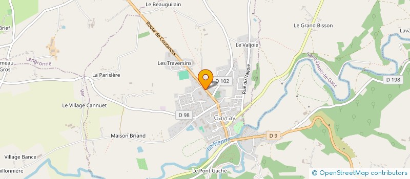 localisation de l'entreprise GAVRAIDIS à GAVRAY-SUR-SIENNE