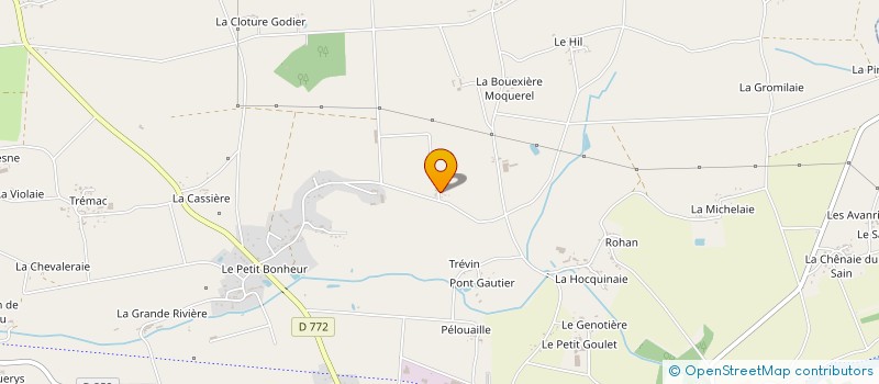 localisation de l'entreprise GAVRAIN 35  GUIPRY-MESSAC