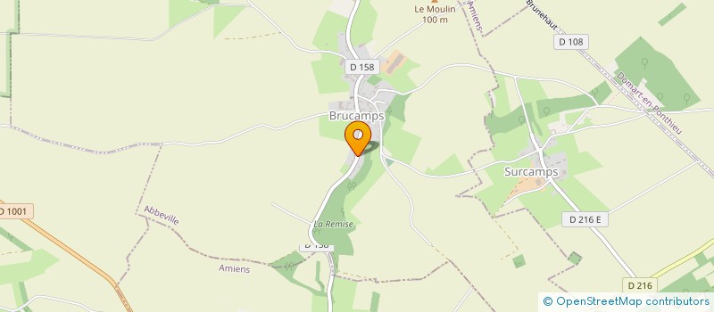 localisation de l'entreprise GAVROCHE  BRUCAMPS