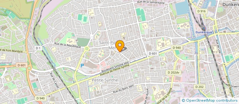 localisation de l'entreprise GAVROCHE à DUNKERQUE