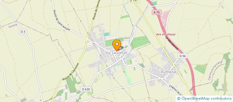 localisation de l'entreprise GAVROCHE  LA SAUVETAT