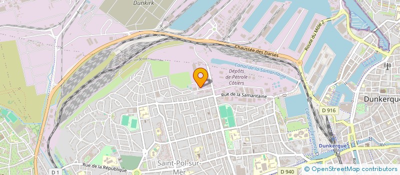 localisation de l'entreprise GAWAWASSER à DUNKERQUE