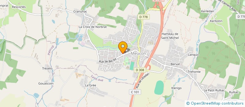 localisation de l'entreprise GAWENN  MEUCON