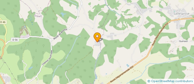 localisation de l'entreprise GAWIN FAMILY  BAIGTS-DE-BEARN