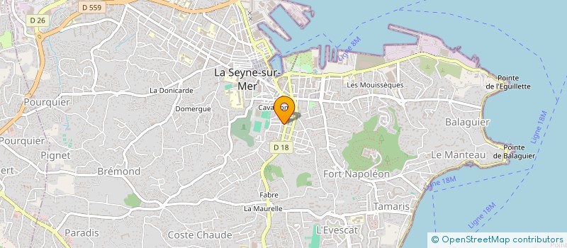 localisation de l'entreprise GAWS IMAGE à LA SEYNE-SUR-MER