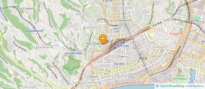 localisation de l'entreprise GAY AZUR  NICE