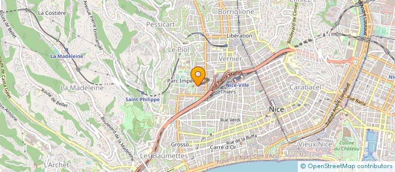 localisation de l'entreprise GAY BUTTERFLY à NICE
