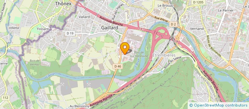 localisation de l'entreprise GAY FRANCE HOLDING  ANNEMASSE