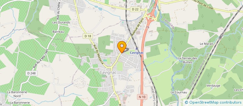 localisation de l'entreprise GAY OLGA & GAY LOUIS  CAVIGNAC