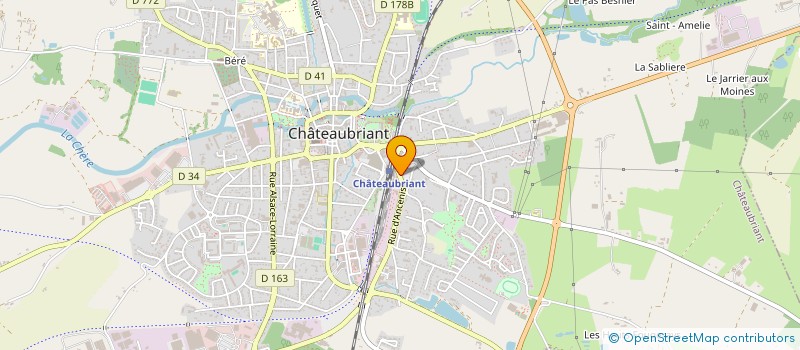 localisation de l'entreprise GAY RADIO  CHATEAUBRIANT