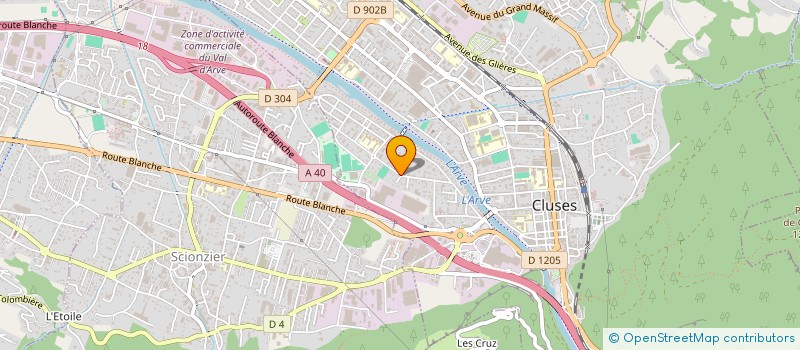 localisation de l'entreprise GAY TRAITEUR  CLUSES