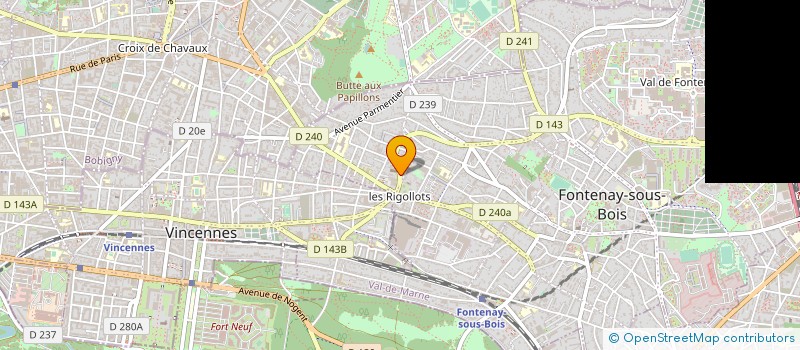 localisation de l'entreprise GAY WELCOME SOCIETE D EXPLOITATION à FONTENAY-SOUS-BOIS