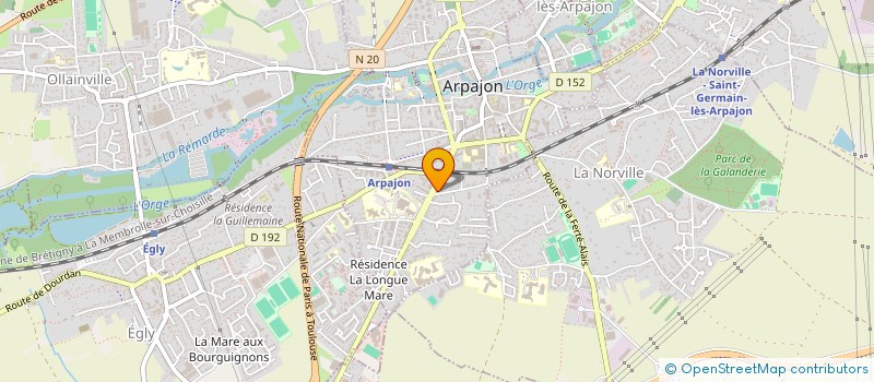 localisation de l'entreprise GAYA à ARPAJON