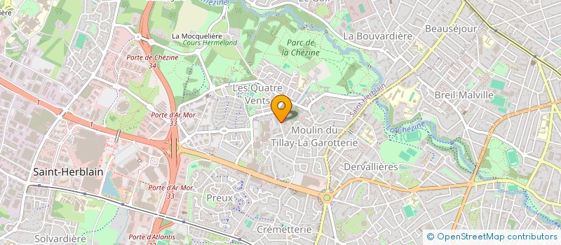 localisation de l'entreprise GAYA à SAINT-HERBLAIN