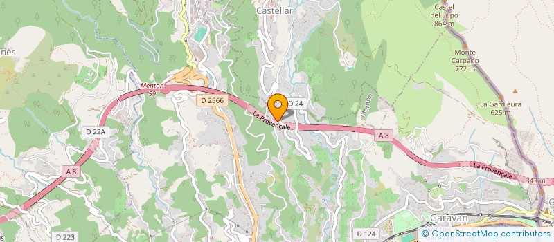 localisation de l'entreprise GAYA  MENTON