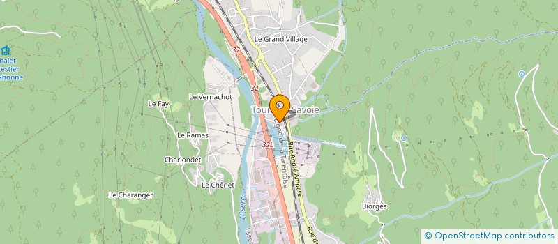 localisation de l'entreprise GAYA  TOURS-EN-SAVOIE