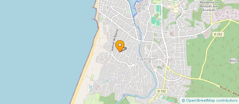 localisation de l'entreprise GAYA à CAPBRETON
