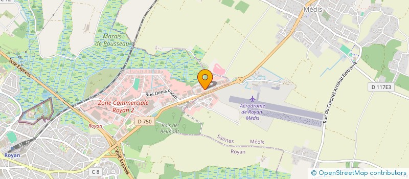 localisation de l'entreprise GAYA  ROYAN